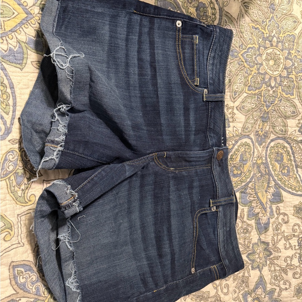American Eagle Outfitters Dark Blue Jean Shorts